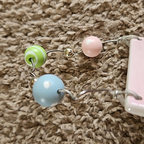 Dept. 56 Sandra Magsamen "Princess" Pink Ceramic Wall Plaque - Picture 3 of 5